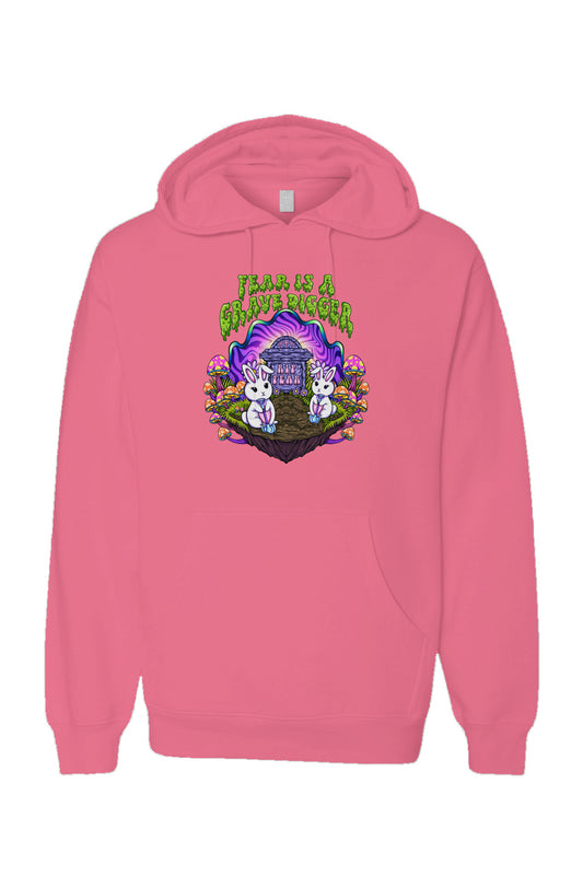 Neon Pullover Hoodie - FIAGD PINK