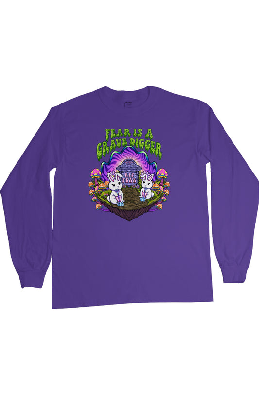 Gildan  Ultra Long Sleeve purp